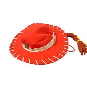 Disney Parks Toy Story JESSIE Cowgirl Hat W/Braid, Youth Cloth Costume Pretend